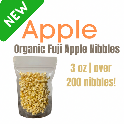 Organic Fuji Apple Nibbles – The Natural Cavy